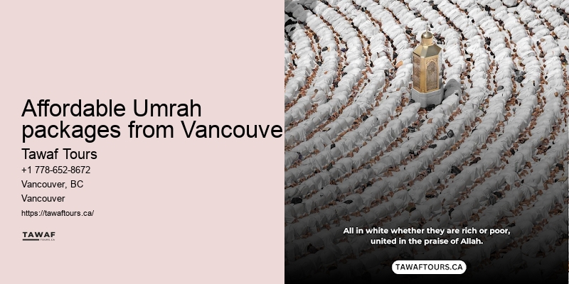Budget-friendly Umrah Vancouver