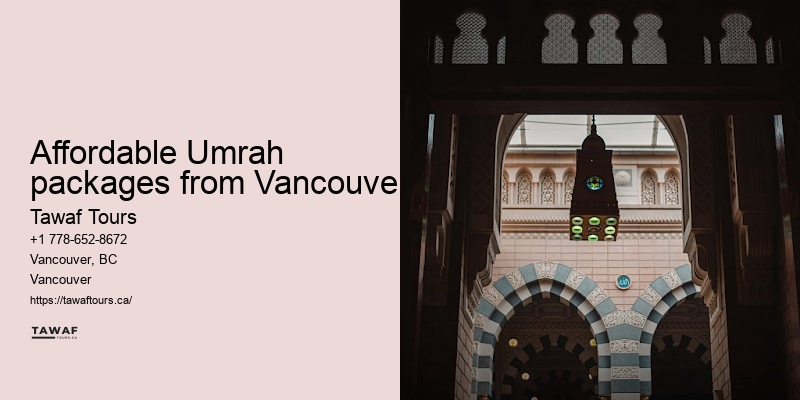Tawaf Tours Umrah pilgrimage tour operator Vancouver
