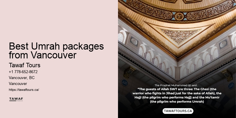Umrah travel agency Vancouver