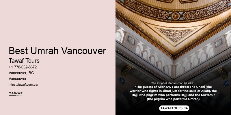 Tawaf Tours Vancouver Umrah last-minute deals