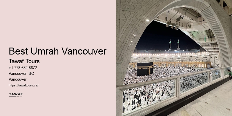 Tawaf Tours Vancouver Umrah package fine print