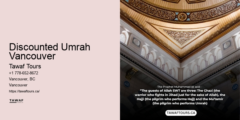 Exclusive Umrah offers Vancouver