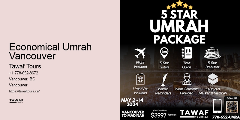 Tawaf Tours Vancouver Umrah visa services