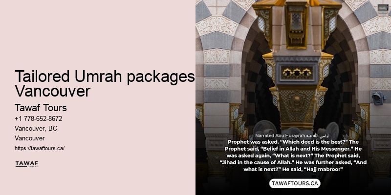 Vancouver Umrah package reviews and ratings