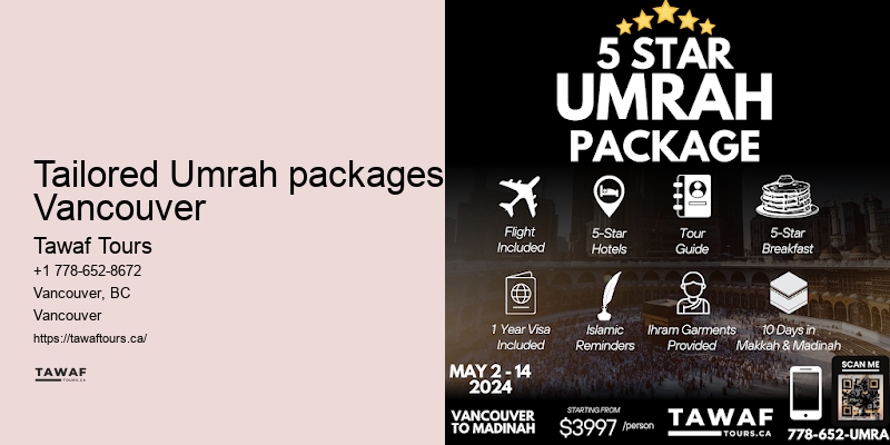 Vancouver Umrah travel checklist