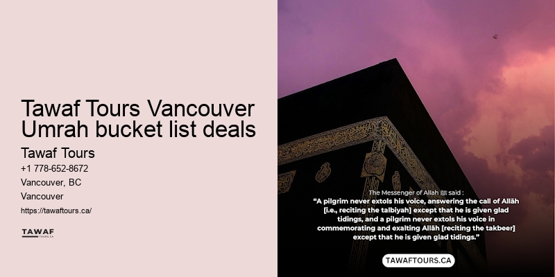 Best Umrah travel deals Vancouver