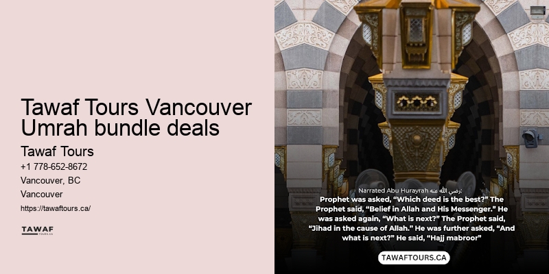 Vancouver Umrah package pricing comparison
