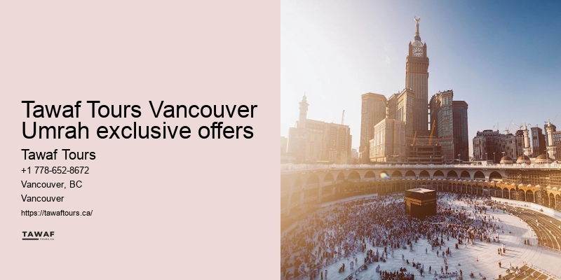 Vancouver Umrah travel itinerary