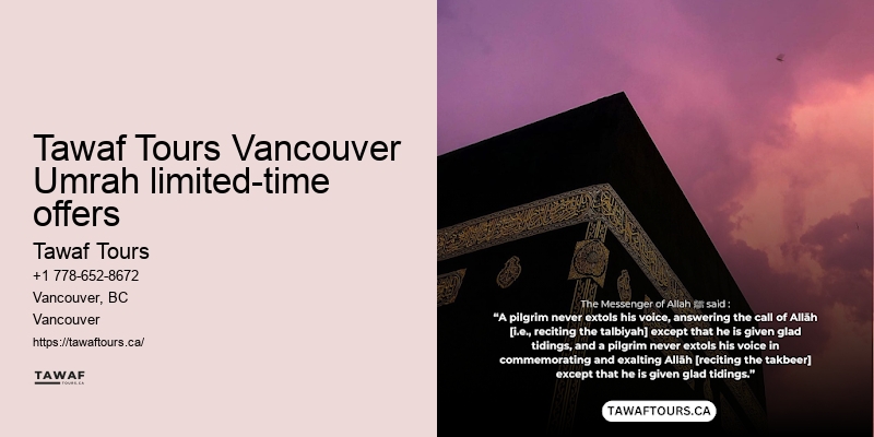 Tawaf Tours Vancouver Umrah pilgrimage support services