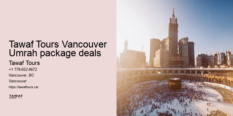 Umrah travel consultant in Vancouver