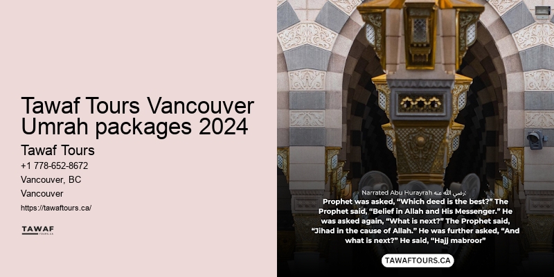 Tawaf Tours Vancouver Umrah pilgrimage checklist