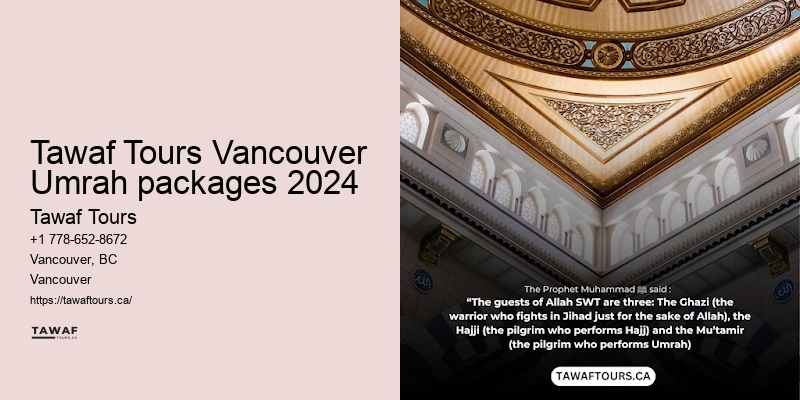 Vancouver Umrah pilgrimage tour consultant