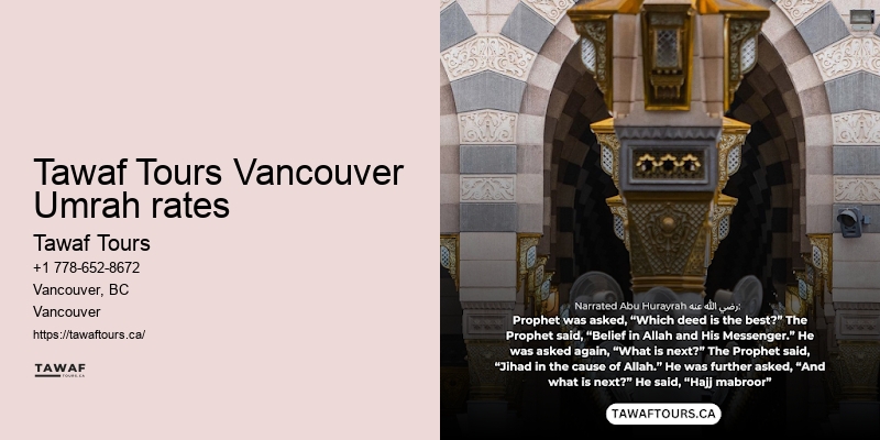 Tawaf Tours Vancouver Umrah accommodation deals
