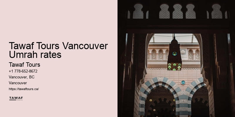 Vancouver Umrah travel calendar