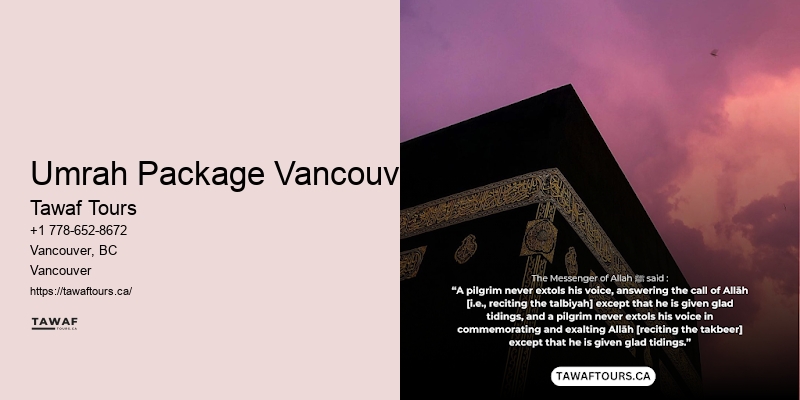 Vancouver to Medina Umrah journey