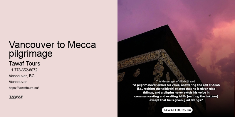 Vancouver to Mecca Umrah