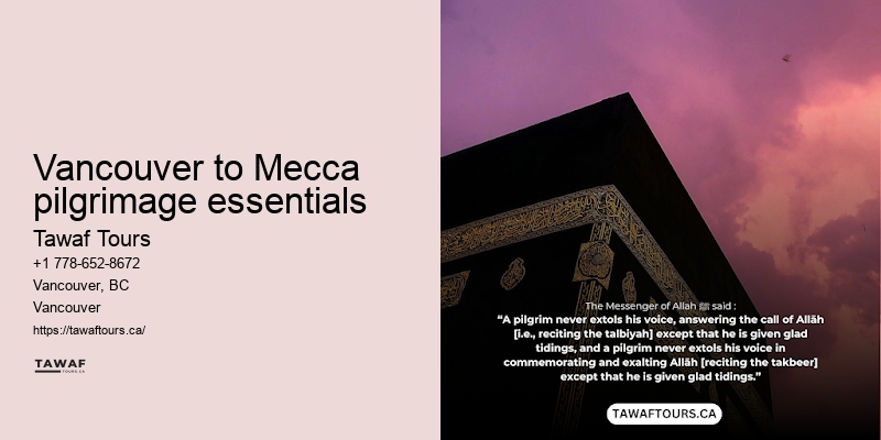 Vancouver Umrah travel destination recommendations and insights
