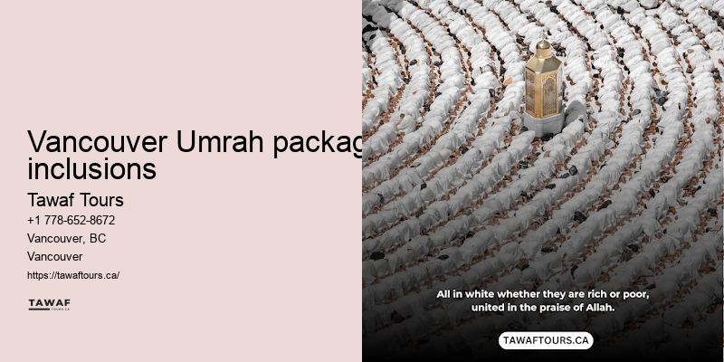 Vancouver Umrah travel calendar