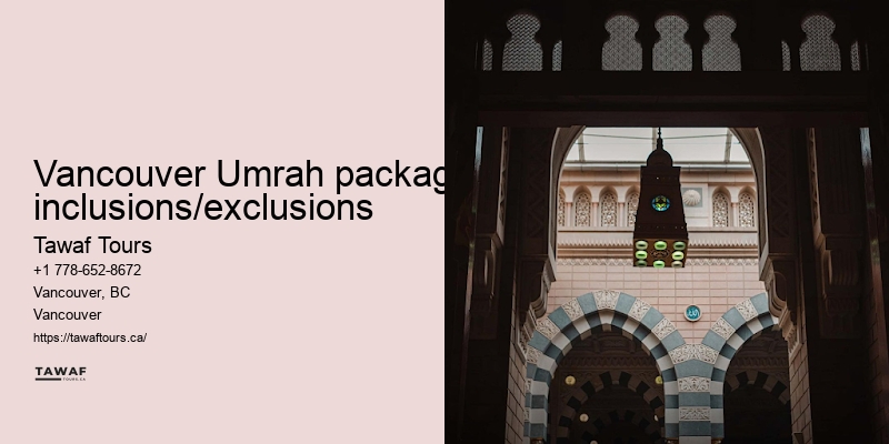 Tawaf Tours Umrah pilgrimage travel planner Vancouver
