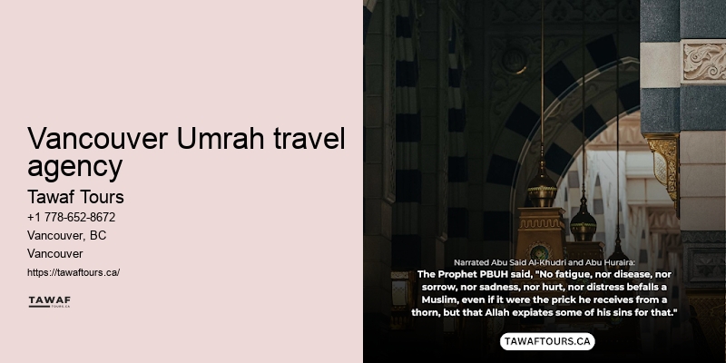 Tawaf Tours Vancouver Umrah travel booking