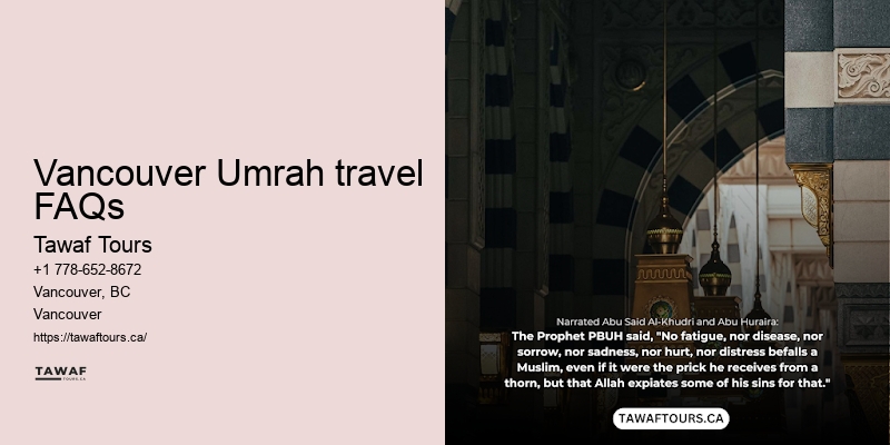 Vancouver Umrah pilgrimage arrangements