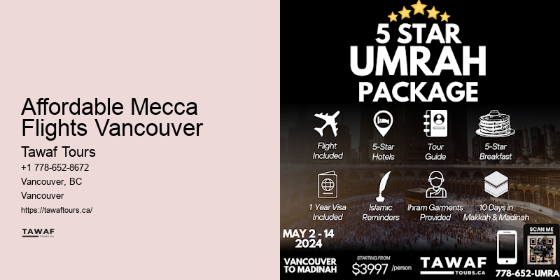 Affordable Mecca Flights Vancouver Umrah Packing List