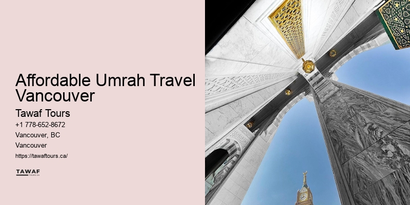 Umrah Travel Packages 2024 Affordable Umrah Travel Vancouver