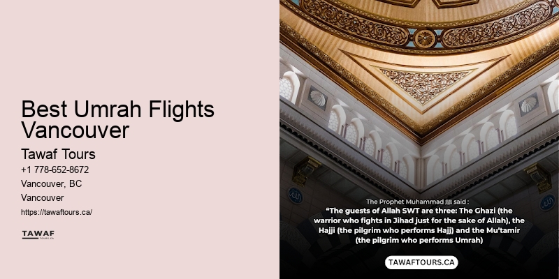 Umrah and Hajj Packages Best Umrah Flights Vancouver