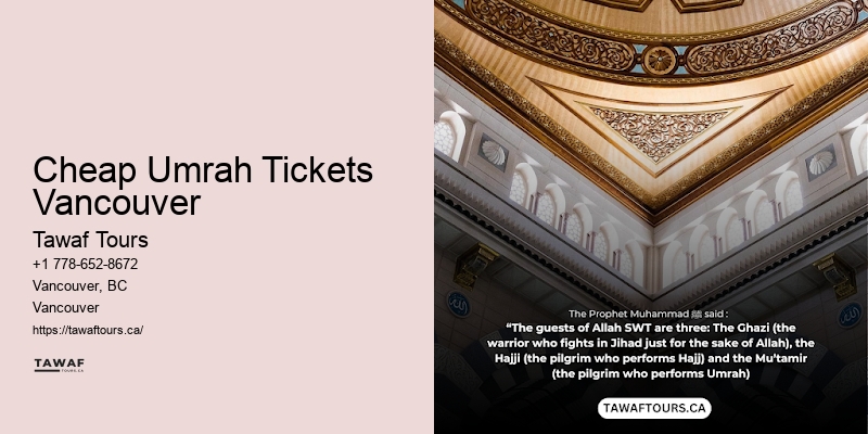 Cheap Umrah Tickets Vancouver Umrah Accommodation Options