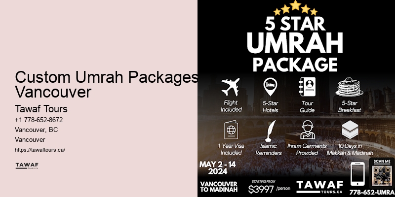 Umrah Travel Agents Custom Umrah Packages Vancouver