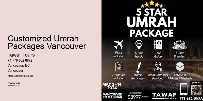 Top Umrah Travel Packages Customized Umrah Packages Vancouver