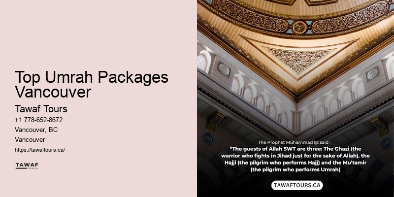 Top Umrah Packages Vancouver Umrah Pilgrimage