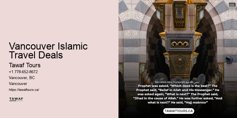 Umrah Travel Specials Vancouver Islamic Travel Deals