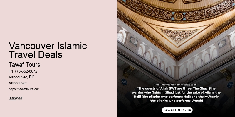 Umrah Booking Agents Vancouver Islamic Travel Deals